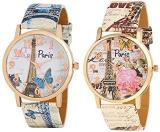 Swadesi Stuff Analogue Multicolor Women's & Girls Watch Combo Of 2