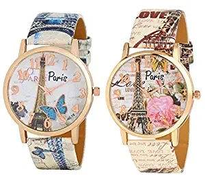 Swadesi Stuff Analogue Multicolor Women's & Girls Watch Combo of 2