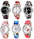 SWADESI STUFF Analogue Women's Watch Multicolour Dial Multicolour Strap Pack Of 6