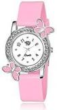 SWADESI STUFF Analogue Women's Watch White Dial Pink Colored Strap