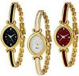 SWADESI STUFF Bangle Analogue Multicolor Watch For Women Combo Of 3