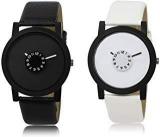 Swadesi Stuff Black & White Color Analog Watch For Men & Boys