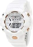 SWADESI STUFF Digital White Dial Kids Watch For Boys & Girls