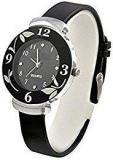 Swadesi Stuff Leaf Black Dial Stylish Analog Watch For Girls & Women