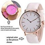 Swadesi Stuff New Arrival Solar Color Changing Stylish Analog Watch For Girls & Women