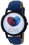 Swadesi Stuff Quartz Movement Analogue Blue Leather Strap White Dial Unisex Watch LR Love