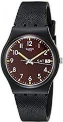 Swatch Unisex GB753 Originals Analog Display Swiss Quartz Black Watch