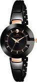 SWISSTONE Analog Women's Watch Black Dial Black Colored Strap