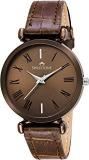 SWISSTONE Analog Women's Watch Brown Dial Brown Colored Strap