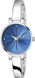 SWISSTONE Analogue Women's Watch Blue Dial Silver Colored Strap