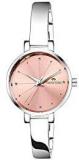 SWISSTONE Analogue Women's Watch Pink Dial SIlver Colored Strap