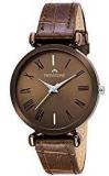 SWISSTONE Brown Leather Strap Analogue Display Women's Wrist Watch