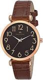 SWISSTONE CK301 Leather Strap Analog Wrist Watch for Women