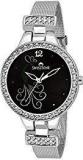 Swisstone SWSS209 BLK CH Stainless Steel Chain Wrist Watch For Women