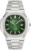 Sylvi Urbane Stainless Steel Strap Analog Watches For Men With Water Resistant Watch & Date Display