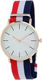 Talgo Analogue Men's And Women's Unisex Watch White Dial Multi Colored Strap