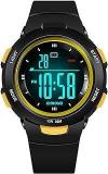 Time Up Alarm Waterproof Digital Unisex Child Watch Multicolor Dial Colored Strap