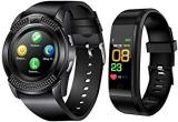 Time Up Combo SIM Card Combo Bluetooth SmartWatch & Smart Band Unisex Gear