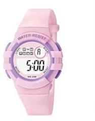 Time Up Digital Dial Tiny Size Nightlight Alarm Waterproof Children Watch for Girls & Boys Age:4 10 Years NET06 10X