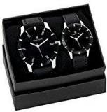 Timewear Analog Black Dial Couple Watch 905BDTCOUPLE