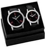 Timewear Analog Black Dial Unisex Couple Watches 922Bdtcouple