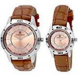 Timewear Analog Brown Dial Couple Watch 903BDTCOUPLE