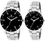 Timewear Analogue Black Dial Unisex Watch 906Chbdtcouple