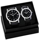 TIMEWEAR Analogue Round Black Unisex Watch Pack Of 2