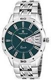 TIMEWEAR Anlog Green Dial Day Date Watch For Men