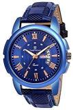 TIMEWEAR Day Date Functioning Blue Dial Blue Strap Watch For Men's 238BDTG