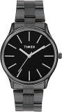 TIMEX 3 Hands Men Analog Black Dial And Band Coloured Quartz Stainless Steel Watch, Round Dial With 40 Mm Case Width TWTG73SMU05