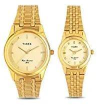 TIMEX Analog Champagne Dial Unisex's Watch TW00PR236