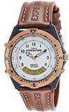 Timex Analog Digital White Dial Men's Watch TW00MF100