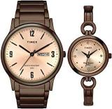 TIMEX Analog Rose Gold Dial Unisex's Watch TW00PR265