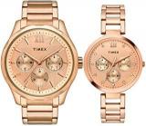 TIMEX Analog Rose Gold Dial Unisex's Watch TW00PR266