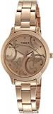 TIMEX Analogue Gold Dial Women's Watch Tw000T610