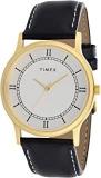 TIMEX Analogue Men's Watch White Dial Black Colored Strap