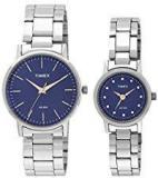 Timex Classics Quartz Analog Blue Dial Couple Watch TW00PR199