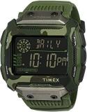 TIMEX Command Shock 54mm Olive Green Resin Strap Watch TW5M20400