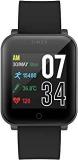 TIMEX Fit Smart Watch With 1.3 Inch TFT Full Color Touch Screen, SPO2 Blood Oxygen Monitor, Upto 7 Days Battery Life, Body Temperature Monitoring, 2 Months FreeDocOnline Service For Doctor Consultation And Appointment TWTXW100T Black