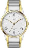 TIMEX Men TW000R432 Analog White Dial Multicolor Stainless Steel Watch