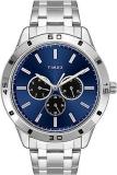 TIMEX Multifunction Men Analog Blue Dial Coloured Quartz Watch, Round Dial With 30 Mm Case Width TWEG135SMU03