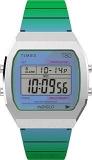 TIMEX Resin Unisex Digital Digital Dial Watch Tw2V74500X8, Blue Band