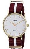 Timex Weekender Slip Thru Analog Multi Colour Dial Unisex Watch TW2P97600