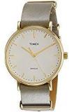 Timex Weekender Slip Thru Analog White Dial Unisex Watch TW2P98000