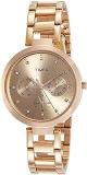 TIMEX Women Stainless Steel Analog Brown Dial Watch Tw000X209, Band Color Rose Gold