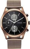 Titan Analog Black Dial Brown Band Men's Stainless Steel Watch 1805QM05/NR1805QM05