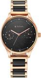 Titan Analog Black Dial Women's Watch 2670WD01