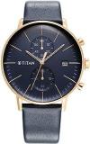 Titan Analog Blue Dial Men's Watch 90146WL01/NR90146WL01