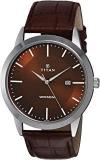 Titan Analog Brown Dial Men's Watch NL1584SL04/NP1584SL04